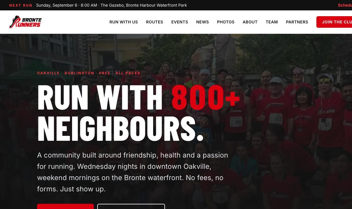Bronte Runners screenshot
